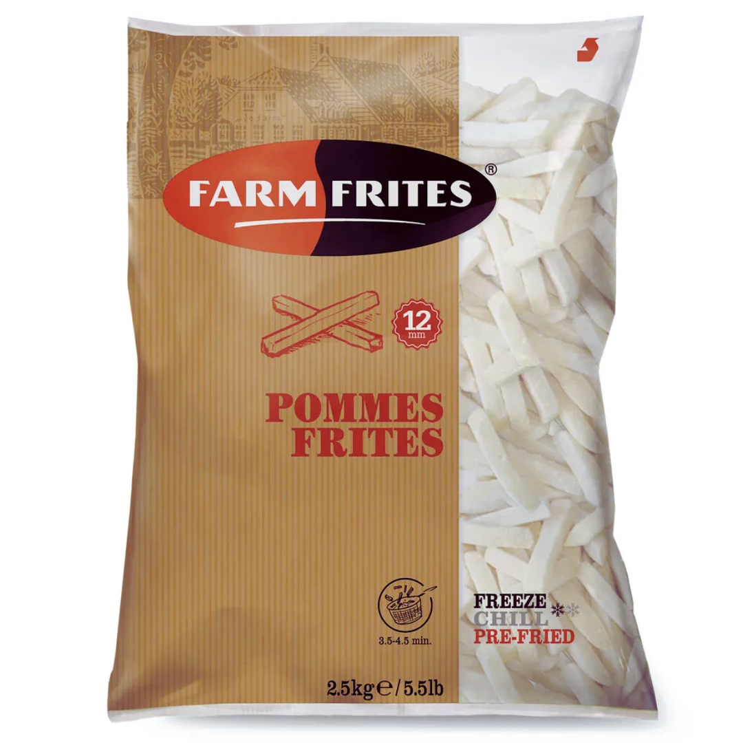 Caja Papas Prefritas Regular 10 mm 12 kg