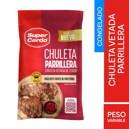 Chuleta Vetada Parrillera De Cerdo 200g