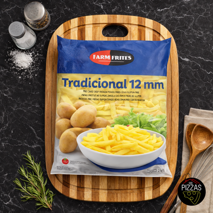 Caja Papas Prefritas Regular 12 mm 10 kg