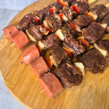Anticuchos de Vacuno Tradicional (5 Brochetas)