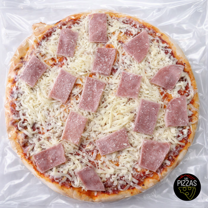 Pizza Congelada Jamón y Queso - 30 cm