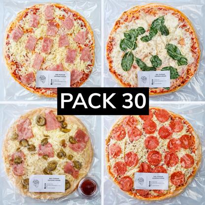 Pizzas congeladas Pack 30 - 30 cm – Despacho Gratis en Santiago
