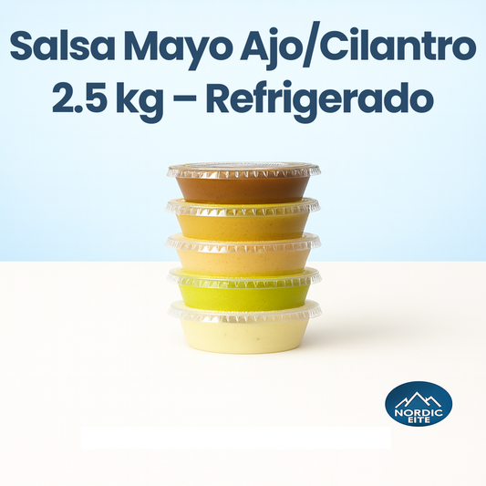 Salsa Mayo Ajo/Cilantro 2.5 kg – Refrigerado