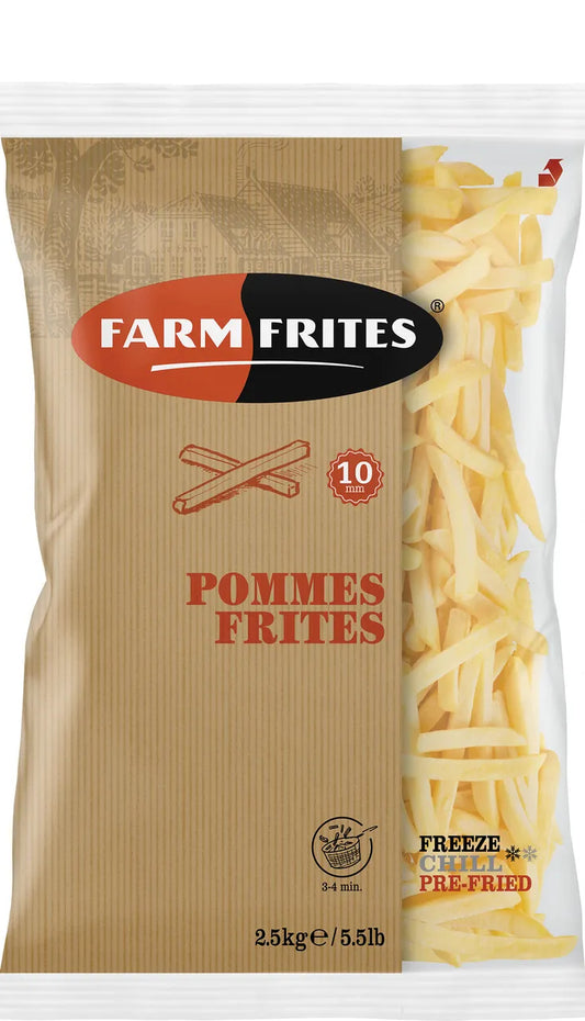 Caja Papas Prefritas Regular 10 mm 12 kg