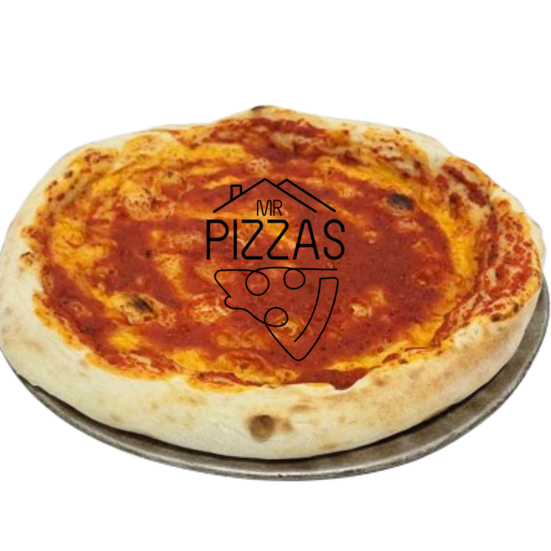Pre Pizza Base de Masa - 23 cm con Salsa de Tomate,  Congelada