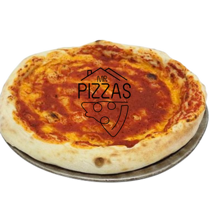 Pre Pizza Base de Masa - 23 cm con Salsa de Tomate,  Congelada